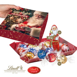 Feine Editionsmischung Lindt Pralinés und Nikolaus