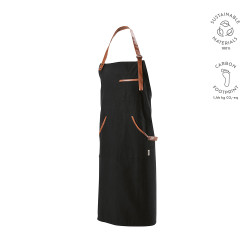"Goya Apron" Schürze aus recycelter Baumwolle (300 g/m²) mit rPU-Details