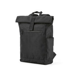 "Rome" 12 l Rucksack aus recyceltem PET mit Rolltop-Design und Klettverschluss