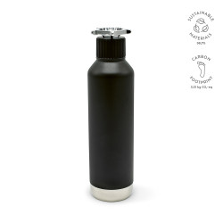 Spiglo Trinkflasche aus recycelter Edelstahl, 780 ml. Mit radförmigem Deckel Spiglo Trinkflasche aus recycelter Edelstahl, 780 ml. Mit radförmigem Deckel