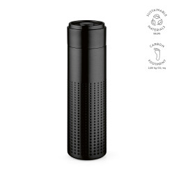 Perfora Trinkflasche aus recycelter Edelstahl, 540ml. Doppelwandig Perfora Trinkflasche aus recycelter Edelstahl, 540ml. Doppelwandig