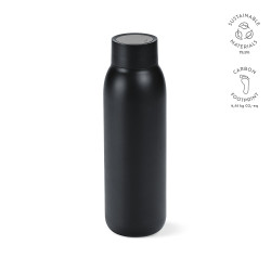 La Plata Trinkflasche recycelter Edelstahl (rSS), 650 ml. Mit LED-Anzeige La Plata Trinkflasche recycelter Edelstahl (rSS), 650 ml. Mit LED-Anzeige