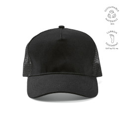 "Zappa Cap" Kappe aus rPET und recycelter Baumwolle mit Druckknopfverschluss