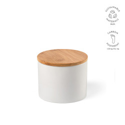 Munch 500 Behälter aus Keramik, 525 ml. Mit Bambusdeckel