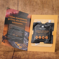 BBQ Gewürzmischung in der Klappkarte