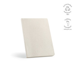 "Austen Notebook" A5 Notizbuch mit Hanfeinband mit 196 Seiten aus recyceltem Papier (80 g/m²)