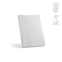 Verne A5 Notizbuch. Umschlag aus Baumwollfasern. 196 Seiten recyceltes Papier