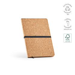 "Goethe Notebook" A5 Notizbuch mit Korkeinband mit 196 Seiten aus recyceltem Papier (70 g/m²)