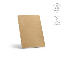 "Fitzgerald Notebook" A5 Notizbuch mit Einband aus Kokosnussschale mit 196 Seiten aus recyceltem Papier