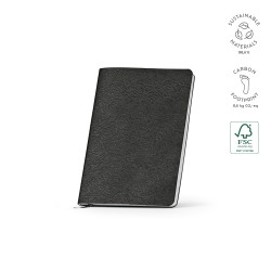 "Sartre Notebook" A5 Notizbuch mit Softcover aus rPU mit 196 Seiten aus FSC-zertifiziertem Papier (80 g/m²)