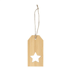 Geschenkanhänger, Stern BamTag