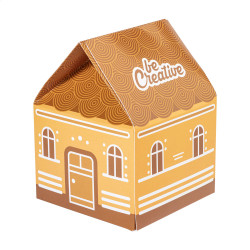 Geschenkbox Haus CreaBox Hut, weiß