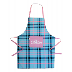 Individuelle RPET Schürze CreaChef Pocket, weiß