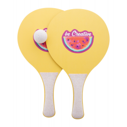 Individuelles Strandtennisset CreaShot, natur Individuelles Strandtennisset CreaShot, natur