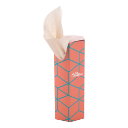 Individueller Taschentuchspender CreaSneeze Hex, weiß