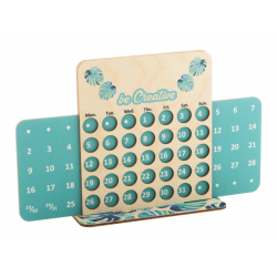 Individueller ewiger Kalender Forever Creative, natur