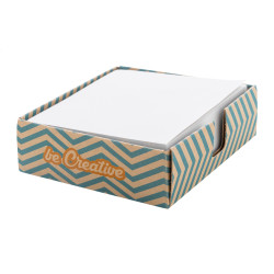 Individueller Notizwürfel Notty Eco, natur