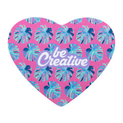 Mauspad RPET CreaFelt Cursor Love, weiß Mauspad RPET CreaFelt Cursor Love, weiß