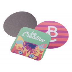 Kühlschrankmagnet in Sonderform Fridgy, weiß Kühlschrankmagnet in Sonderform Fridgy, weiß