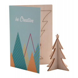 Weihnachtskarte, Tannenbaum CreaX Weihnachtskarte, Tannenbaum CreaX