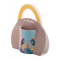 Becher-Tragetasche CarryMug, weiß