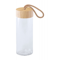 Trinkflasche Lobamba, natur/transparent