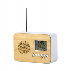 Radio-Tischuhr Bordio, natur