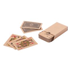 Spielkarten aus Recyclingpapier Pacca, natur
