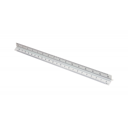 Dreieckiges Scalimeterlienal Trillin, silber