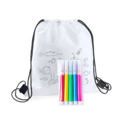 Turnbeutel zum Bemalen Carle, weiß