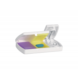 Pillendose Doxer, weiß