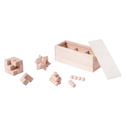 Geduldspielset Tripux, natur