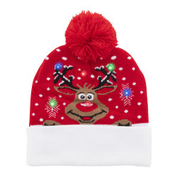 Weihnachts-LED-Wintermütze, Rentier Norrsken