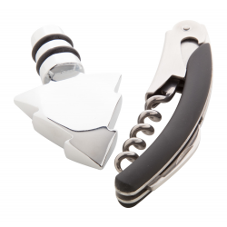 Weinset Glögg, schwarz/silber