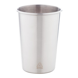Becher aus recyceltem Edelstahl Redisha Mono, silber Becher aus recyceltem Edelstahl Redisha Mono, silber
