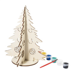 DIY Weihnachtsbaum Malagran, mehrfarbig/natur