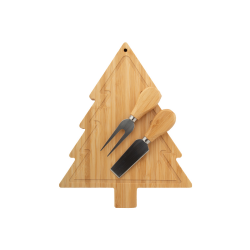 Weihnachtliches Käsemesserset Jarlsberg, natur