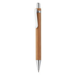 Bambus-Kugelschreiber Bashania Black, natur
