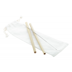 Bambus-Trinkhalmset BooSip, natur Bambus-Trinkhalmset BooSip, natur