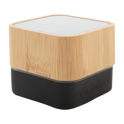 kabelloser Lautsprecher Blambo, schwarz/natur
