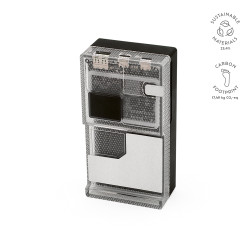 Elexa Powerbank aus rABS mit 20000 mAh. Lädt auch Laptops. LED-Anzeige