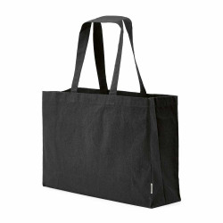 "Makalu" Einkaufstasche aus recycelter Baumwolle (280 g/m²) mit 65 cm Henkel