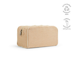 Rio Kulturtasche aus 260gsm Jute mit Reißverschluss