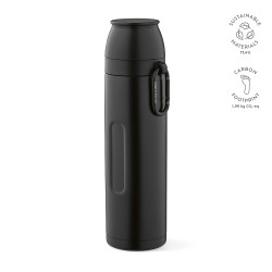 "Flinders Thermos" Thermosflasche aus recyceltem Edelstahl, 1080 ml mit 2 Bechern und Karabiner