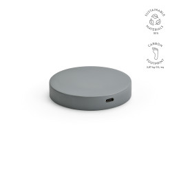 "Lovelace Wireless Charger" Wireless Charger aus Kalkstein, 15 W mit USB-C-Anschluss