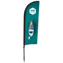 Beachflag "Gerade" mit Bodendübel