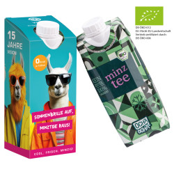 Drink Pack mit Ocha-Ocha® BIO Minztee in Werbeverpackung