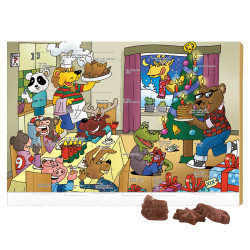 Classic Wand Adventskalender mit Rätselmotiv Graspapier
