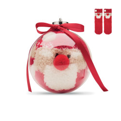 SNUG M Weihnachtsbaumkugel mit Socken