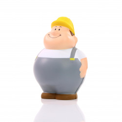 SQUEEZIES® Bauarbeiter Bert® Anti-Stress-Figur